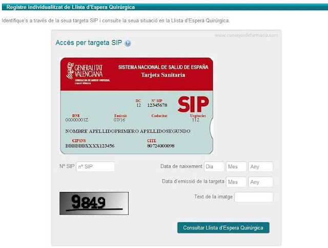 Registro individualizado de Lista de Espera Quirúrgica