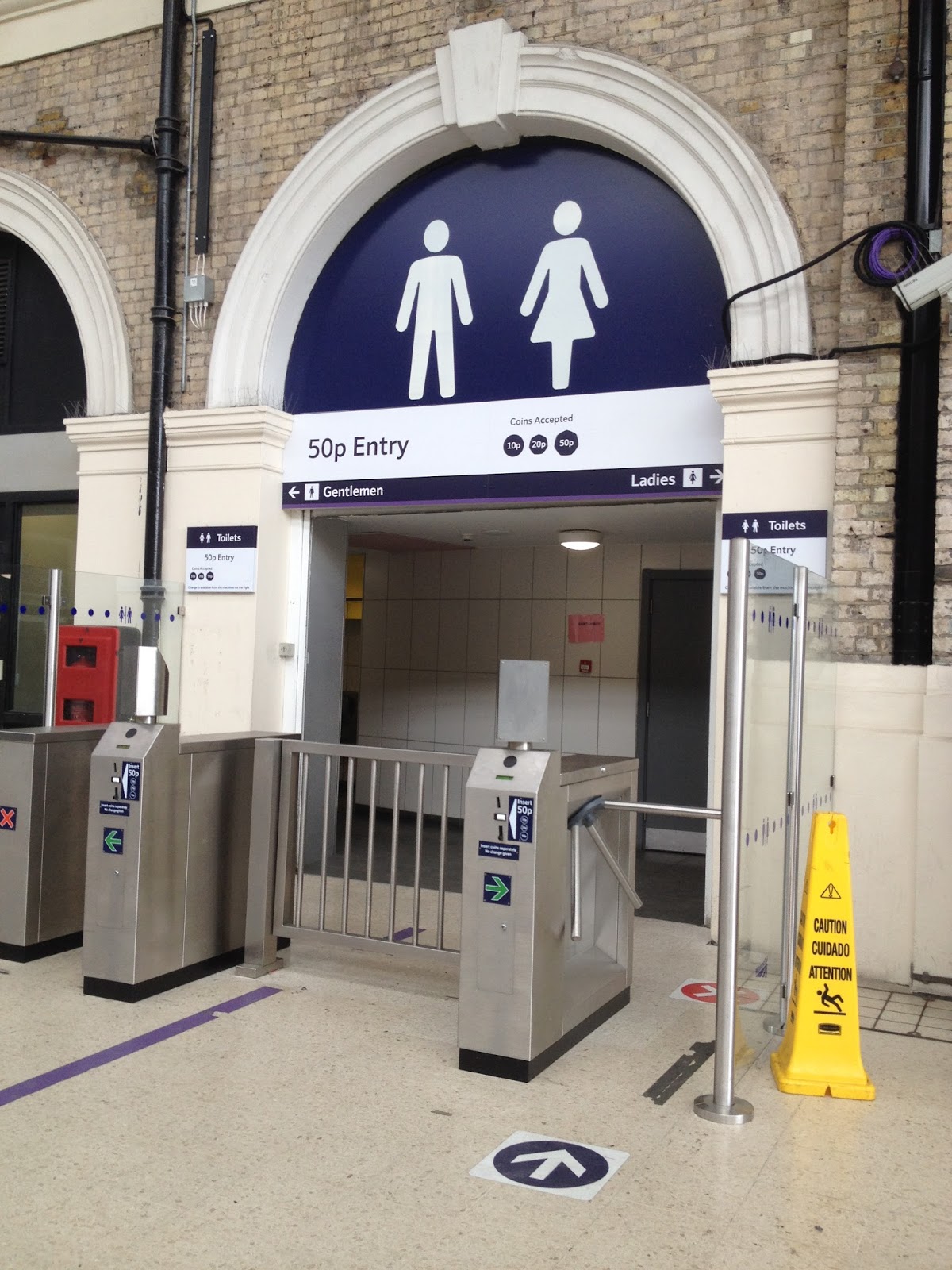 Travel with Angela Lansbury Victoria Station Toilets