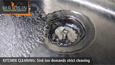 KITCHEN CLEANING: Sink too demands strict cleaning