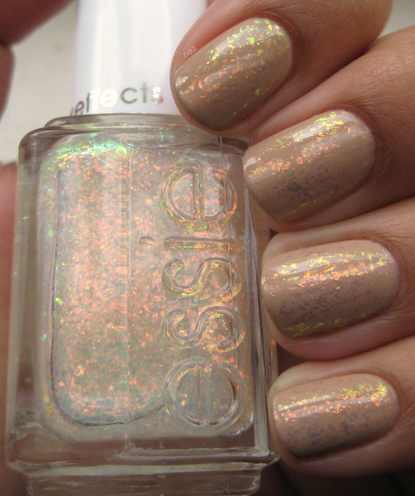 Naz's Nails Essie Brooch the Subject + Shine of the Times