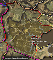 Weaver's Fen hemp node locations map