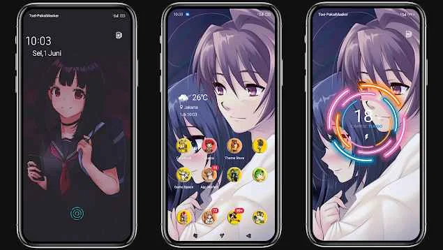 Special Tema Anime Untuk Oppo Dan Realme Dengan Charging Animation