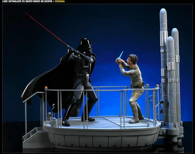 calor Disparates aprender Acero y Magia: Diorama Luke Skywalker vs Darth Vader