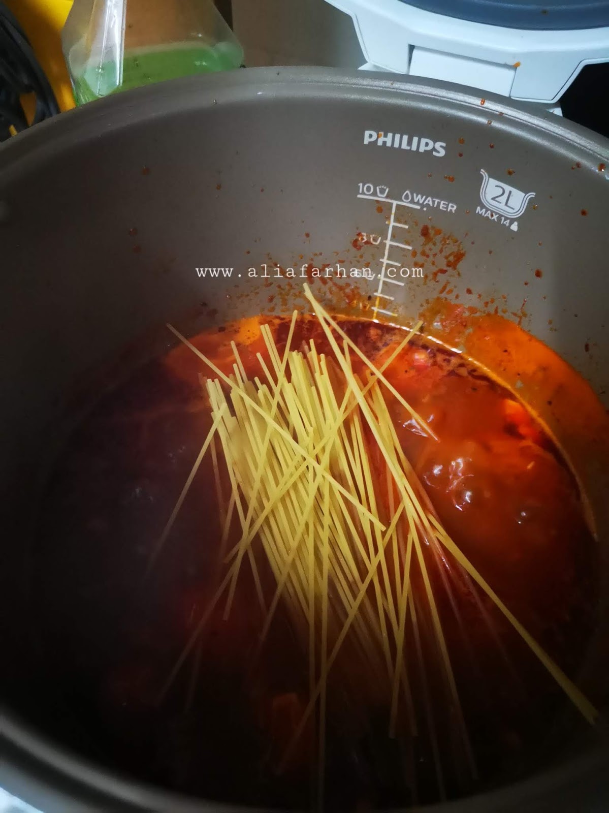 Resipi Spaghetti rice cooker Mudah ALIA FARHAN