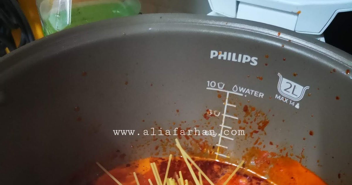 Resipi Spaghetti rice cooker Mudah ALIA FARHAN