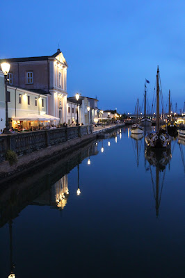 Cesenatico il porto canale Porto canale all'imbrunire