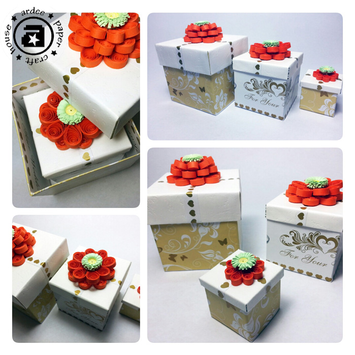 Quilling Gift Box ardee's creation