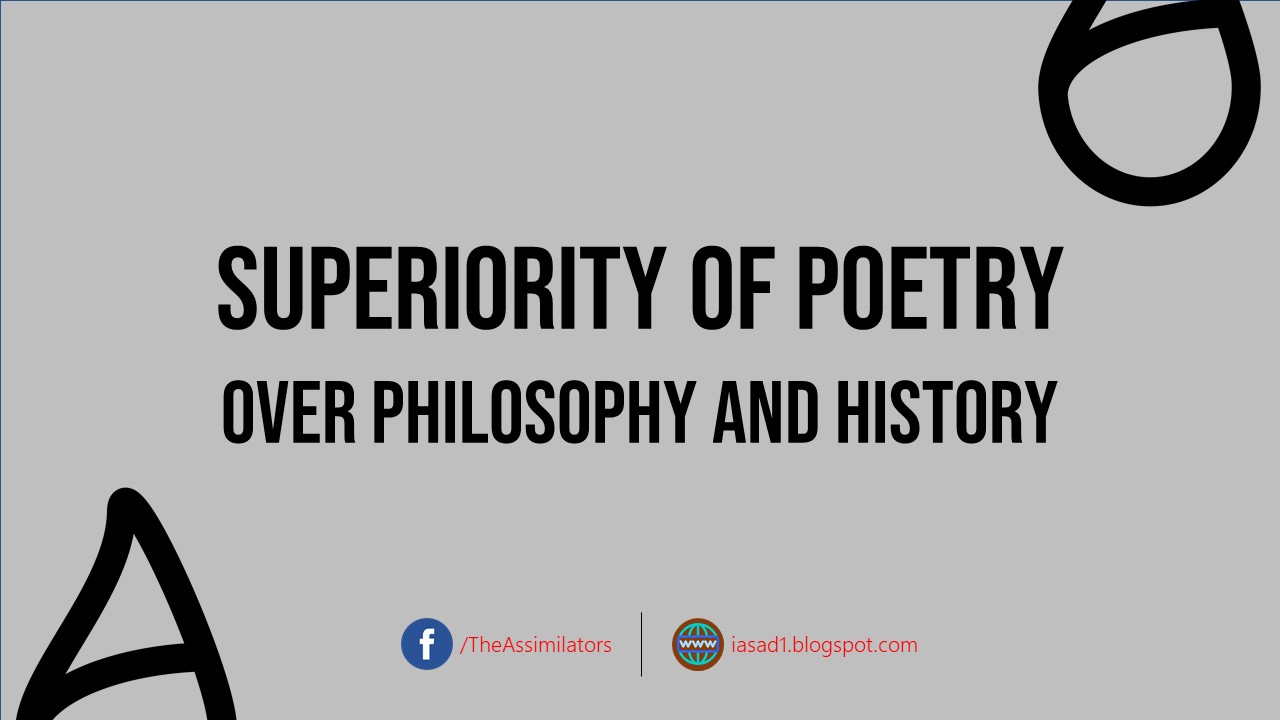 Superiority of Poetry over Philosophy and History