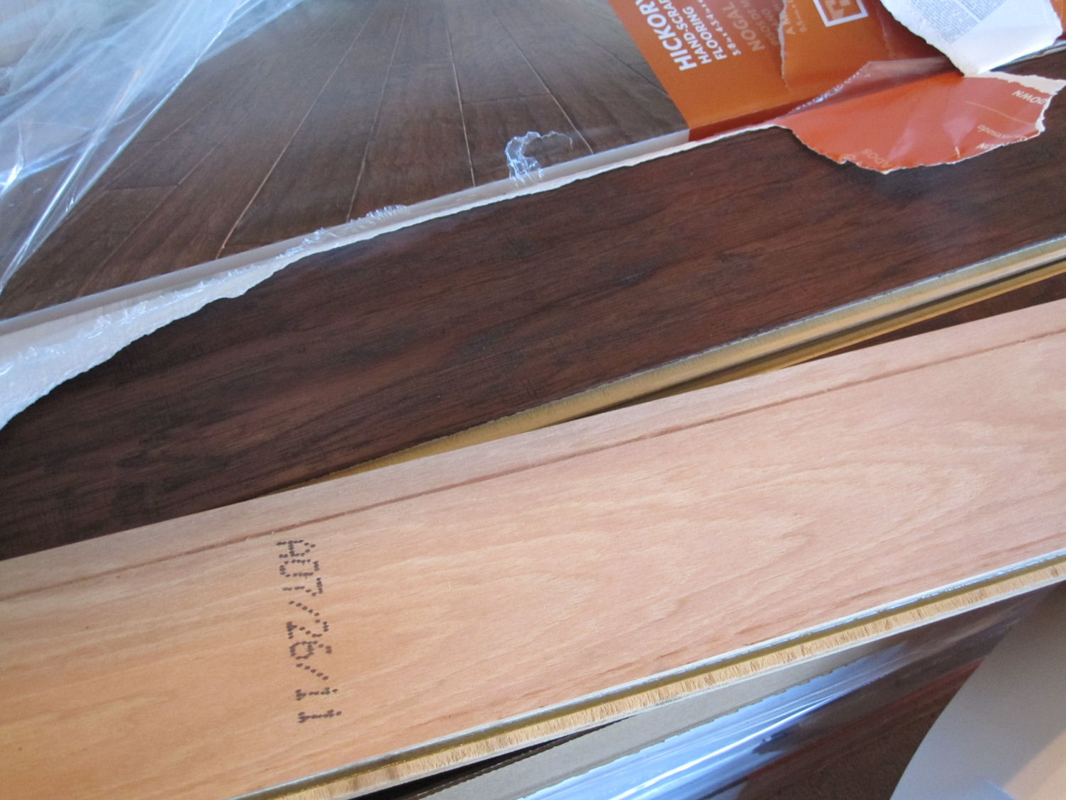 For the Love of a Cottage Moving in and having hardwood flooring installed at the same time