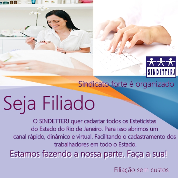 SINDETTERJ FICHA DE FILIAÇÃO SINDETTERJ FICHA DE FILIAÇÃO