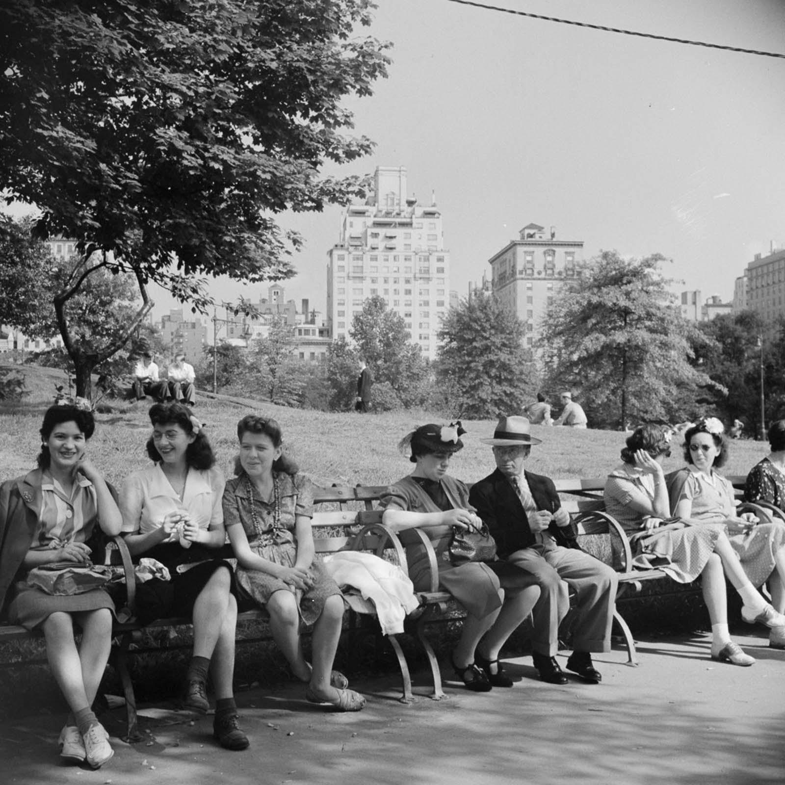 central park photos 1940s