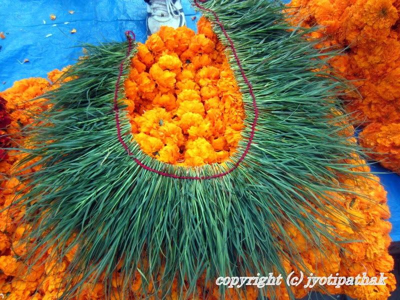 Taste of Nepal Dubo Grass Garland (हरियो दुबो घास को माला)