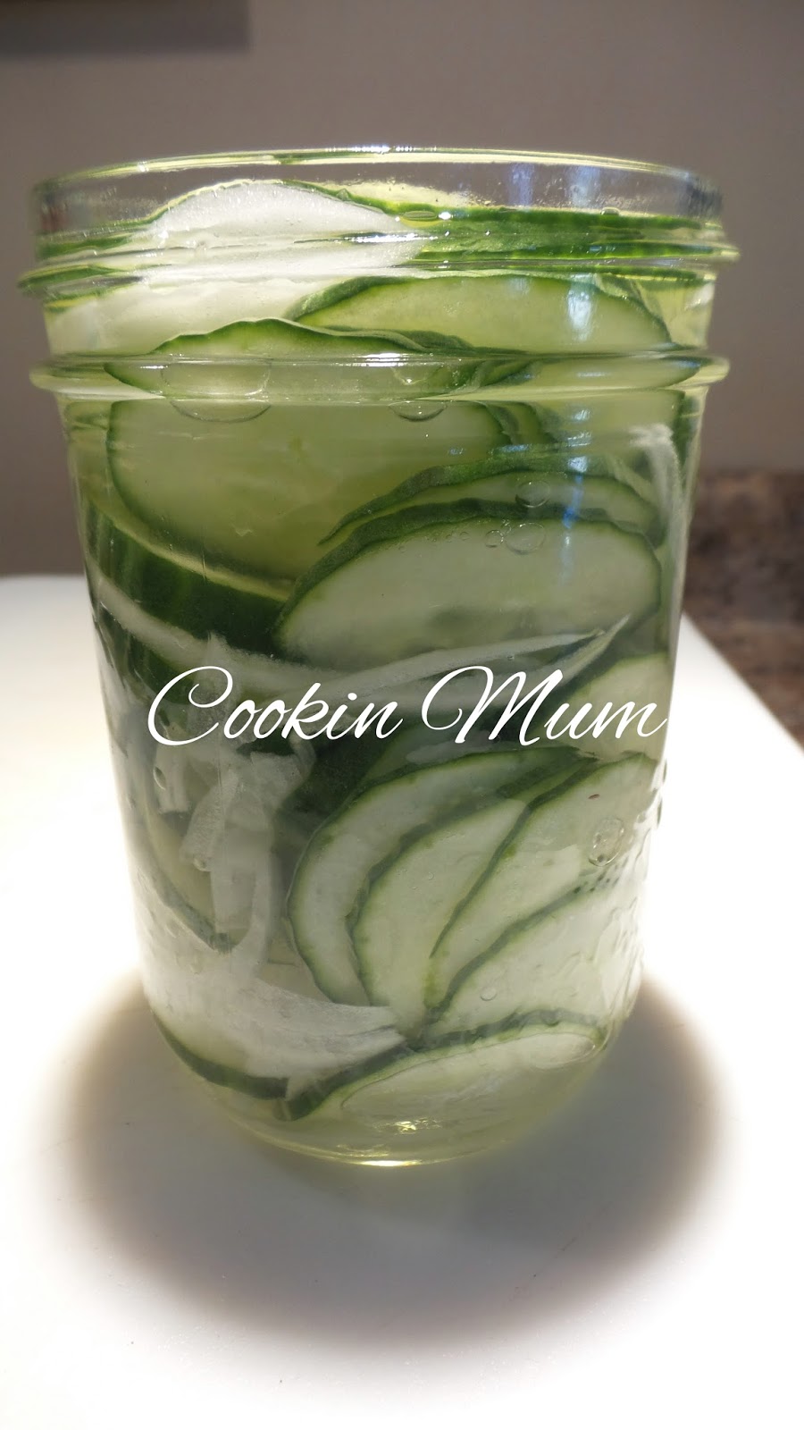 My Mother's Quick Cucumber Pickle