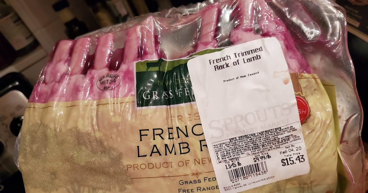 Ninja Foodi Roasted rack of lamb