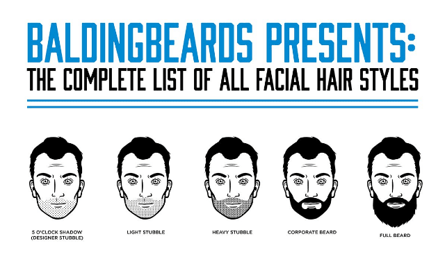 The Complete List Of All Facial Hair Styles