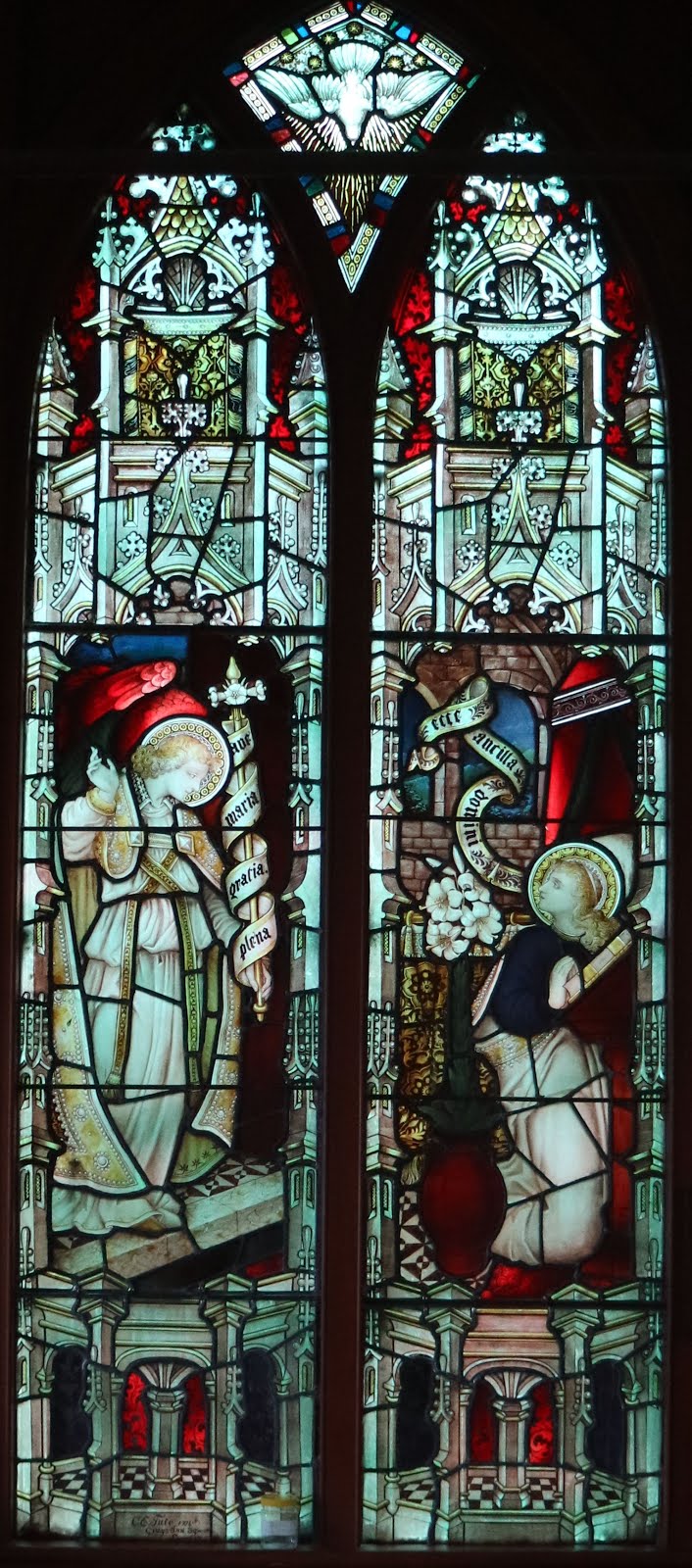 Stained Glass Windows of St Barnabas Church