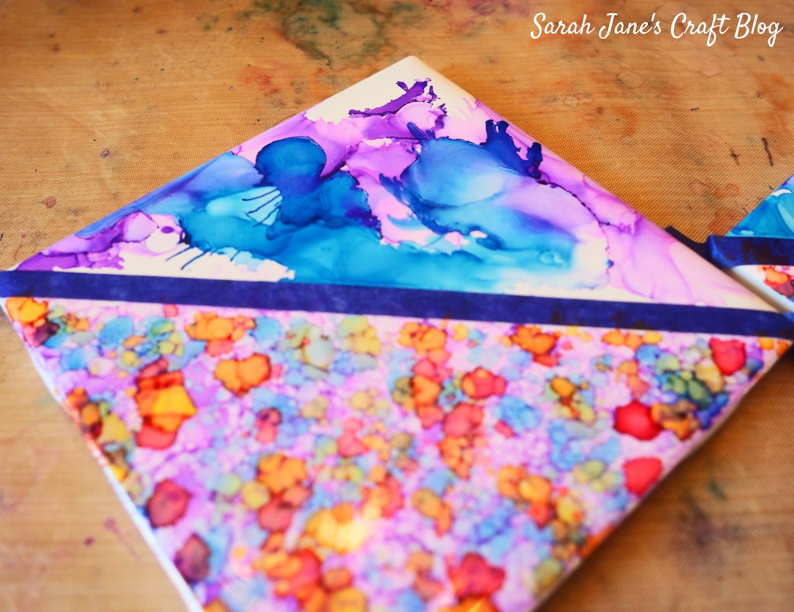 How to use Alcohol Inks on Ceramic Tiles - Ben Franklin Crafts