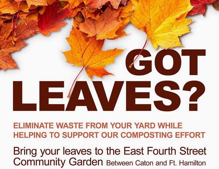 KARMABrooklyn Blog LEAF DROPOFF AT EAST 4TH STREET COMMUNITY GARDEN