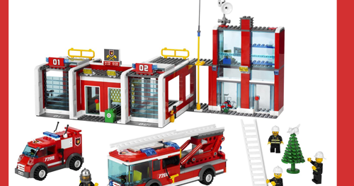 lego fire station 1990