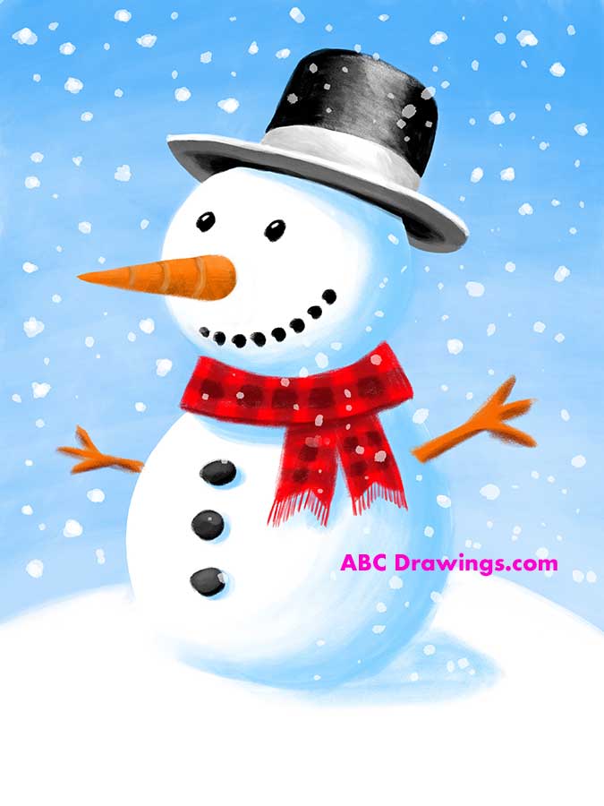 How to Draw a Snowman  Design School