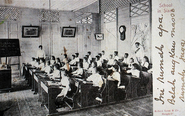 “School in Siam” (c. 1900)