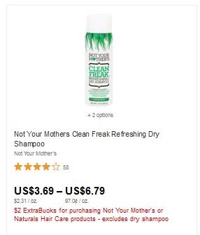 Not Your Mothers Shampoo CVS Deal 9/5-9/11 Not Your Mothers Shampoo CVS Deal 9/5-9/11