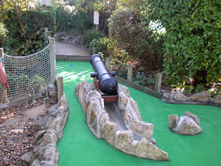 Pirate Adventure Mini Golf at the Weymouth Sea Life Centre at Lodmoor Country Park