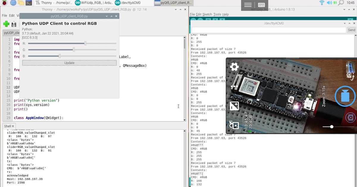Arduino-er: UDP communication between Raspberry Pi/Python and Arduino ...