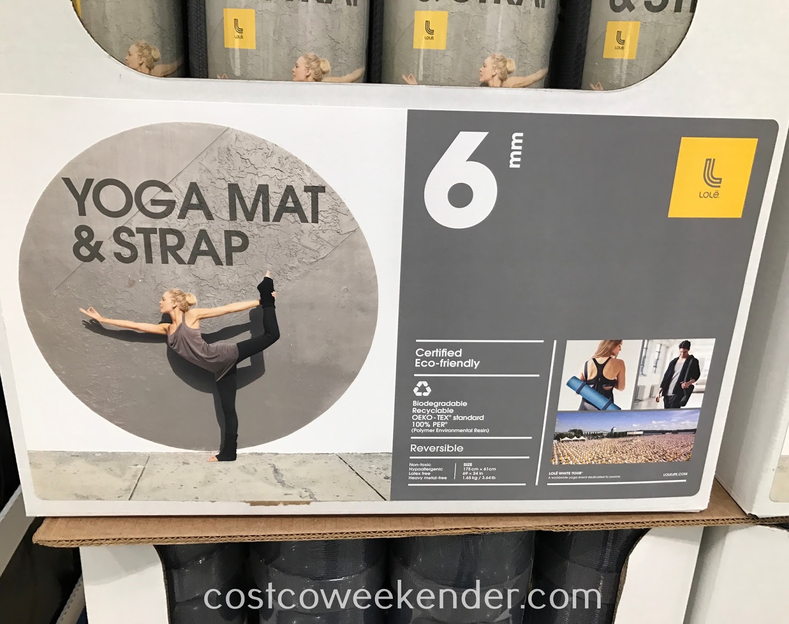 how to use a lole yoga mat strap