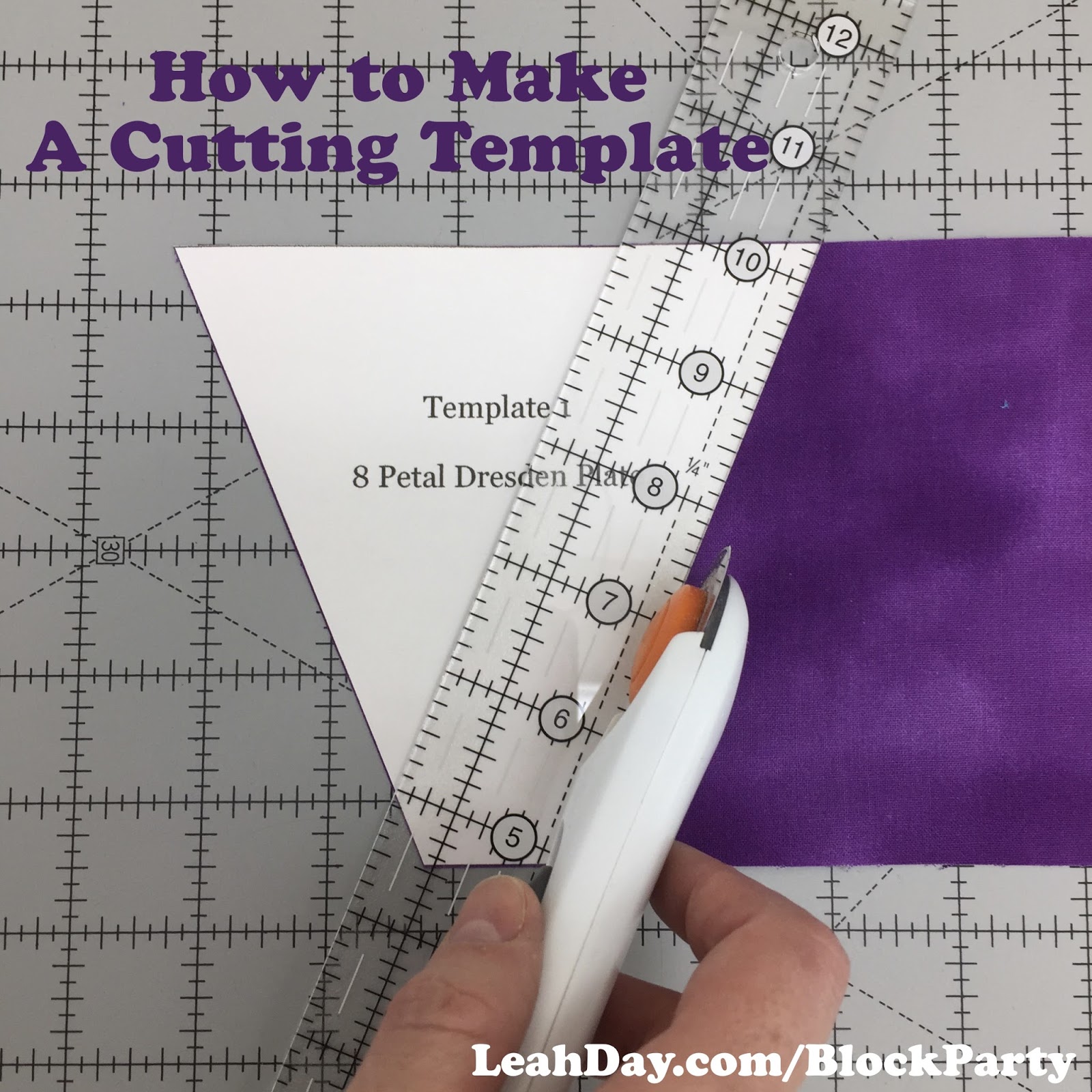 The Free Motion Quilting Project Quilting Basics 11 Create a Cutting