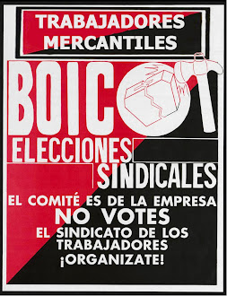 NO VOTES EN LAS Elecciones de Comercio. ORGANIZATE!