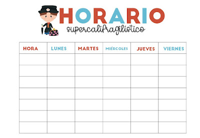 HORARIOS, etiquetas, descargar, gratis, mary poppins, mosntruos, wild west, hadas, unicornio