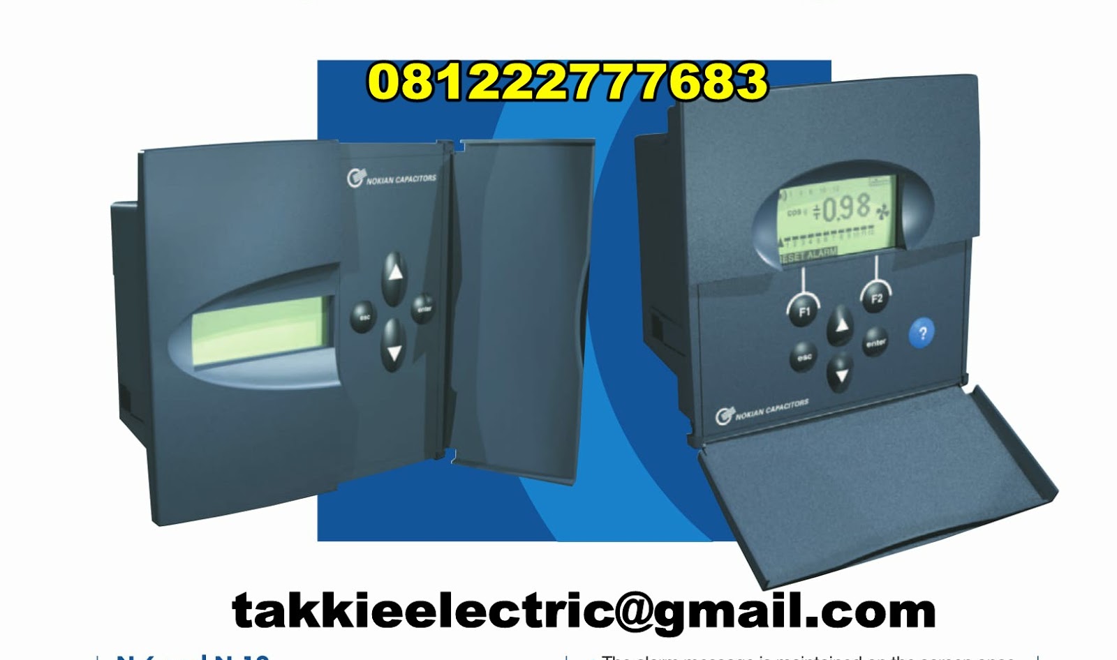 Takkie electric jual power factor controller N6, N12 & NC12 nokian