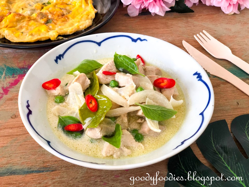 GoodyFoodies: Recipe: Thai Green Curry Chicken