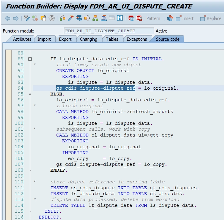 SAP ABAP Central: Logic of default attribute at Dispute Case creation ...
