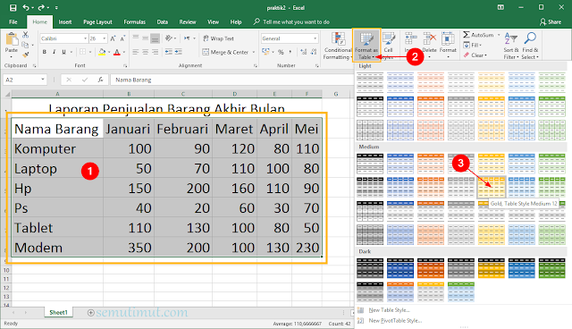 Cara Membuat Macro Untuk Memilih Data Berdasarkan Warna Cell Excel