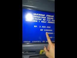 Limit Penarikan Uang Di Atm Mandiri Gandi Fauzi