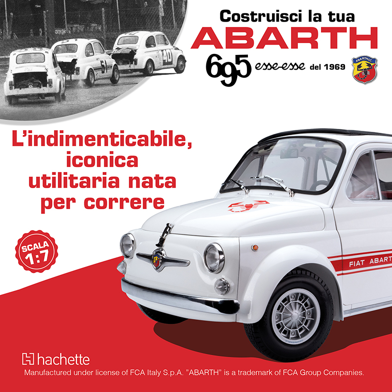 Modellino Fiat 500 Hachette Costruisci La Mitica 500 Mitica Fiat
