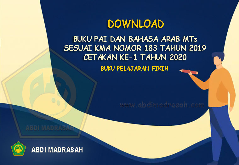 Download Buku Pelajaran Fikih Madrasah Tsanawiyah Mts Cetakan Ke 1 Tahun 2020 Abdi Madrasah