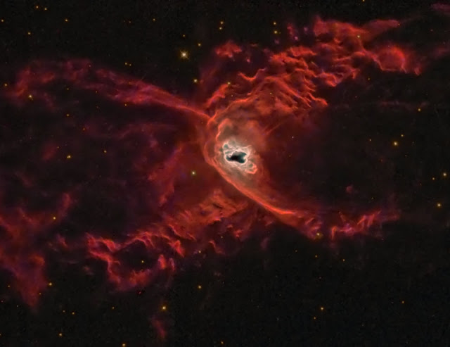 La nebulosa planetaria de la Araña Roja.