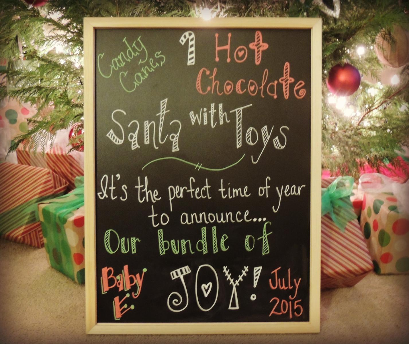 Christmas Baby Reveal 