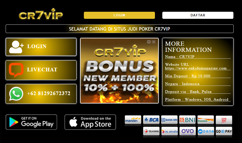 Daftar Poker Online Terpercaya – Cr7vip