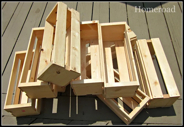 pile of wooden crates