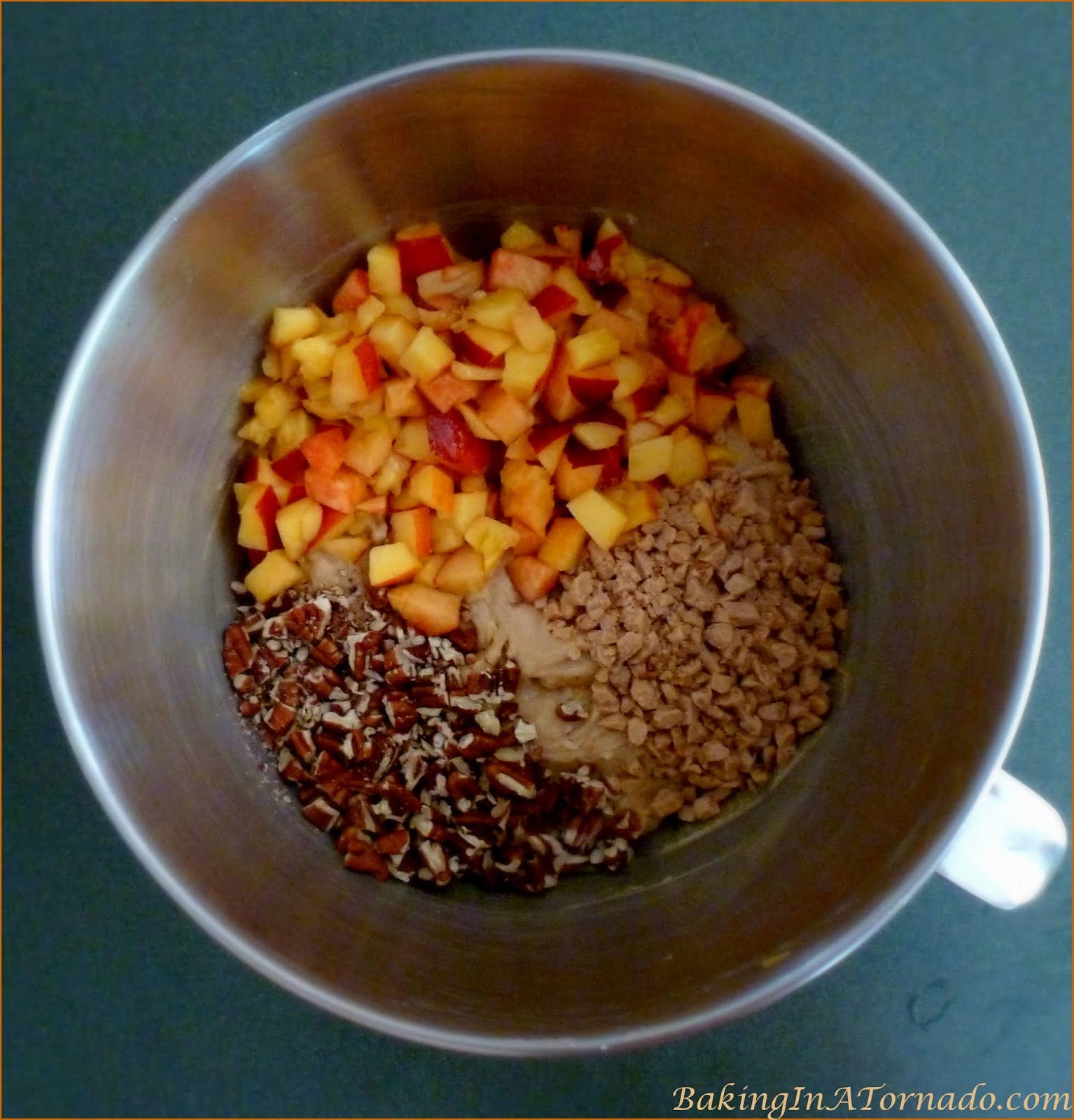 Baking in a Tornado Toffee Pecan Nectarine Bars Embrace Your Geekness