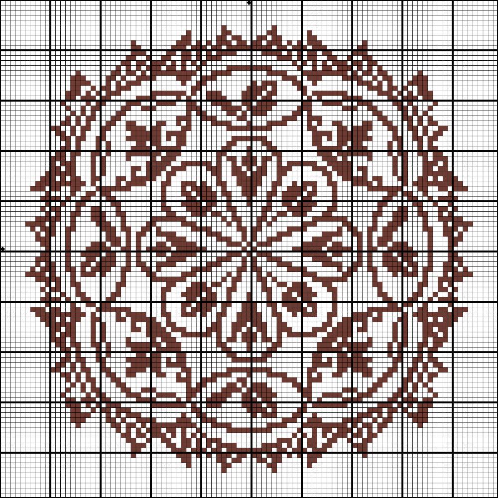Free monochrome cross stitch patterns