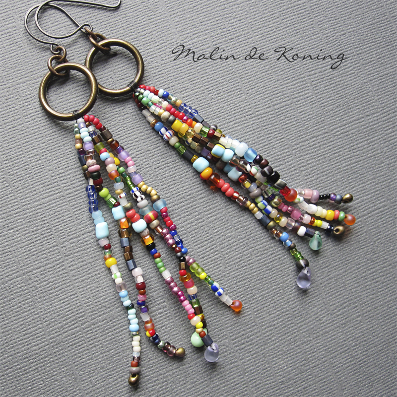 Seed bead hot sale tassels