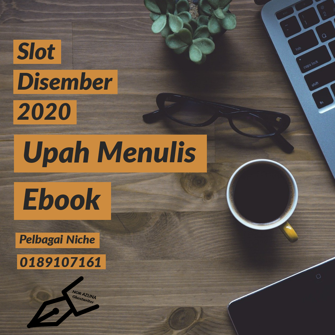 Upah buat ebook, penulis ebook, writer