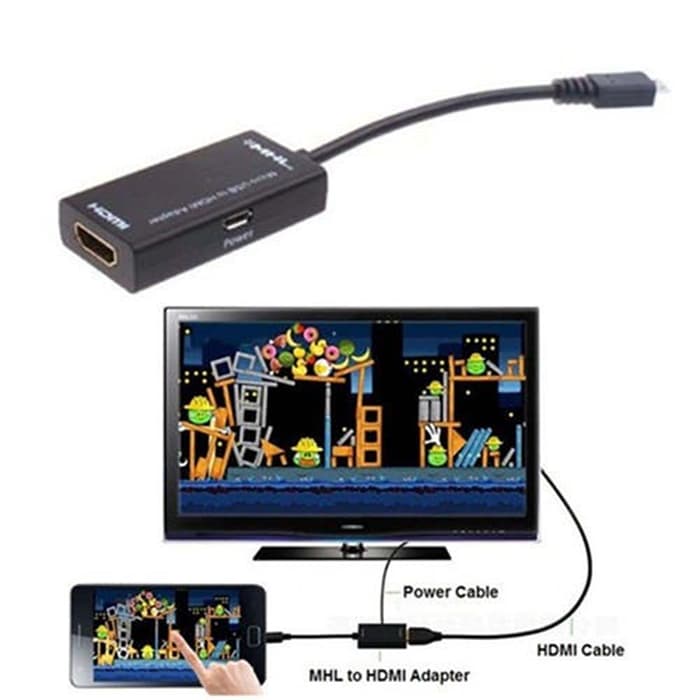 Cara Menghubungkan HP ke TV LCD dengan dan Tanpa Kabel - TumesKecil