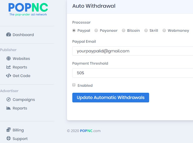 Popnc.com automatic payment withdrawal Popnc.com automatic payment withdrawal