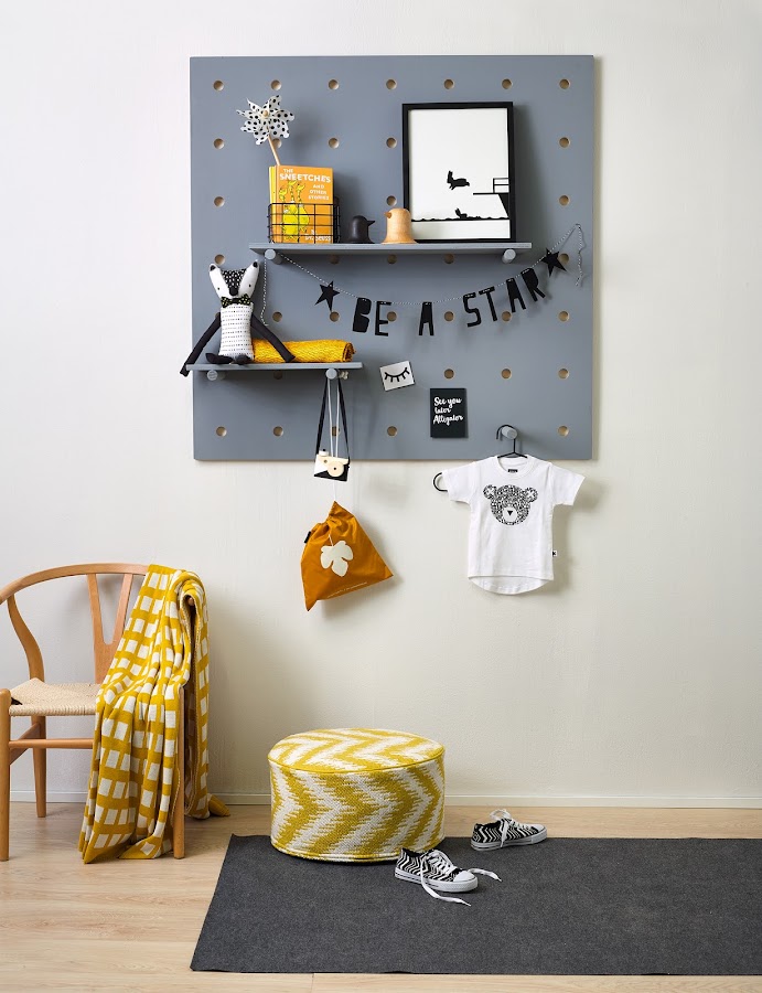 "pegboards" "kids room"